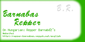 barnabas repper business card